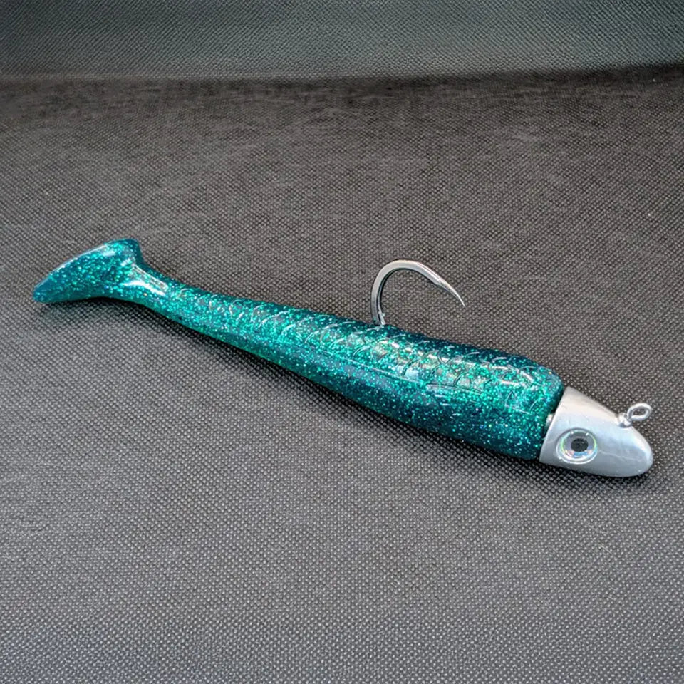 big tuna fishing lures Bigeye Chain with Magic Ballyhoo enhanced skirt construction provides flash and durability that cuts through offshore conditions A selection of 3 lures