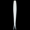 Invincibe Jigs 7" Seam Splitter - Pearl White - 4 Per Pack