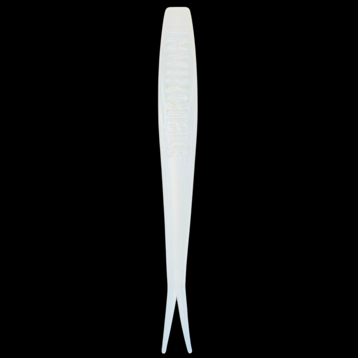 Invincibe Jigs 7" Seam Splitter - Pearl White - 4 Per Pack