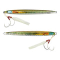 Blue Crab Hyper-Realistic Long Jigs - Flash Gold - 180g